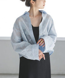 Noble | フラワージャガードショートシャツ(シャツ/ブラウス)