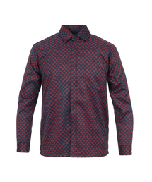 KIM YOUNG JOO GOLF（キムヨンジュゴルフ）の「秋冬ソフトフラワーパターンカジュアルシャツ メンズゴルフシャツ DOBMSH03（シャツ/ブラウス）」