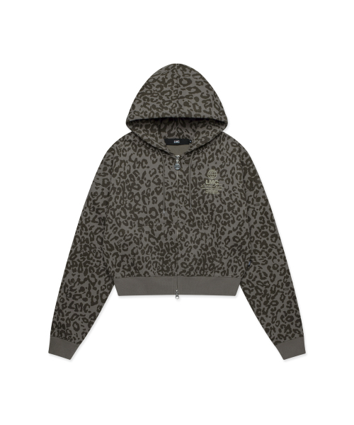 WM SIGNATURE COMBO ZIP-UP HOODIE — леопард