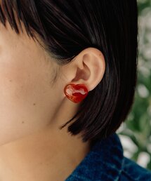 ear PAPILLONNER | 天然石ハートイヤリング(イヤリング)