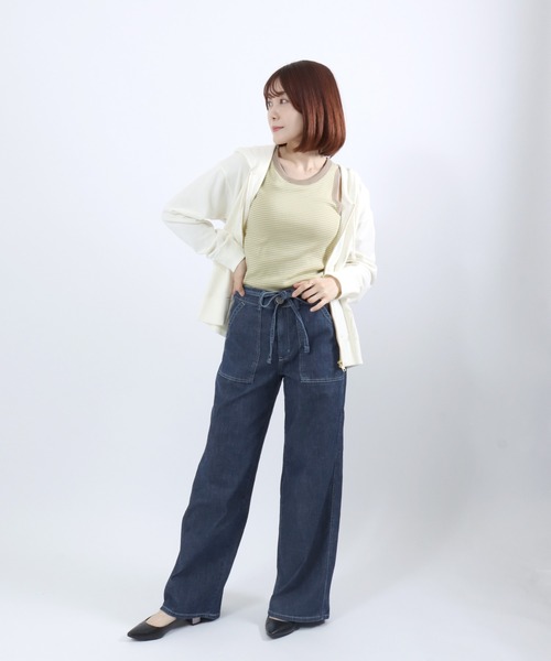 Champion(チャンピオン)の「Champion(チャンピオン)ベーシック ジップアップスウェットパーカー/レディース(パーカー・レディース・オフホワイト/ネイビー/アッシュグレー/レッド系/ブラック・L/M/XL)」の19枚目の写真