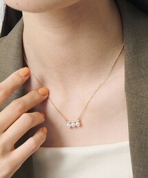 BEAUTY&YOUTH UNITED ARROWS | パールモチーフ×ガラスストーン ネックレス(ネックレス)