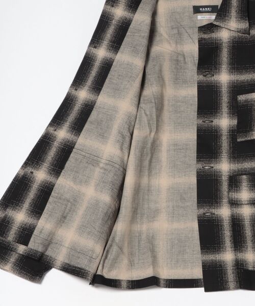 N.s(エヌドットエス)の「【HANEI/ハンエイ】Jisome Check Shirt Jacket シャツジャケット(カバーオール・レディース・アイボリー系/レッド・MEDIUM)」の5枚目の写真