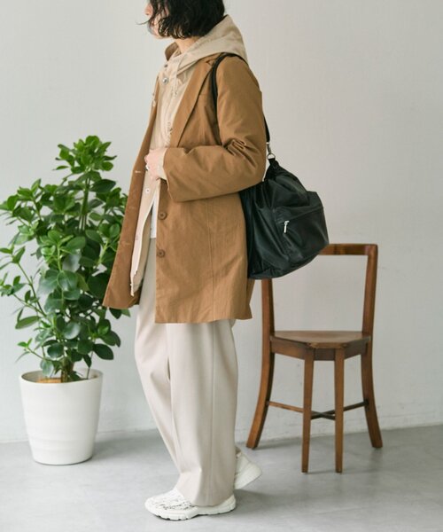 ear PAPILLONNER（イアパピヨネ）の「アウトポケット巾着ショルダーバッグ（ショルダーバッグ・レディース・ブラック/ブルー系その他・FREE）」の21枚目の写真