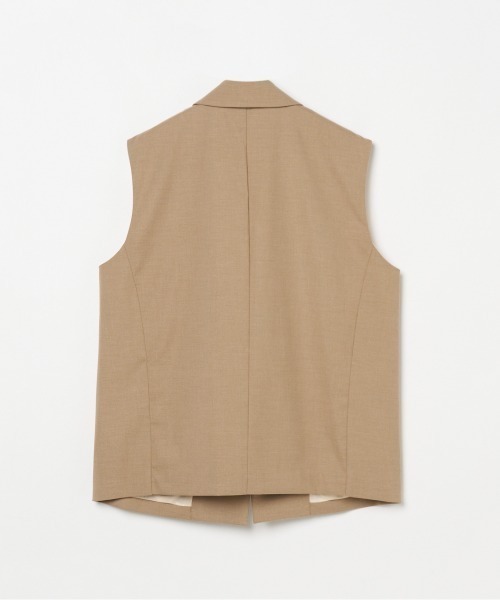 HELIOPOLE(エリオポール)の「the ELLISON VEST(ベスト・レディース・チャコールグレー/ベージュ・38)」の15枚目の写真