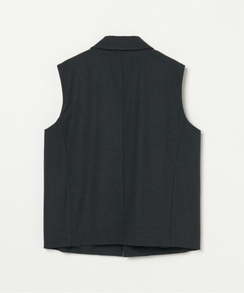 HELIOPOLE(エリオポール)の「the ELLISON VEST(ベスト・レディース・チャコールグレー/ベージュ・38)」の17枚目の写真