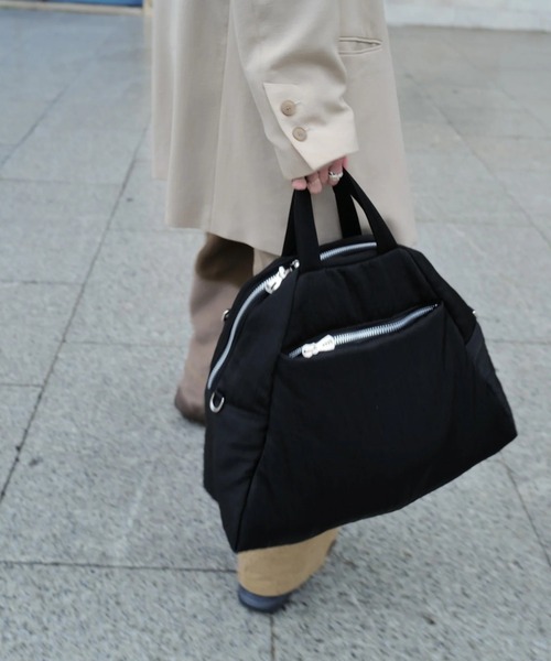 ITTI（イッチ）の「【ITTI】ANNIE PUFFER MADISON BAG / CERATO BRIGHT（ショルダーバッグ・メンズ・ブラック/ブラウン・FREE）」の14枚目の写真