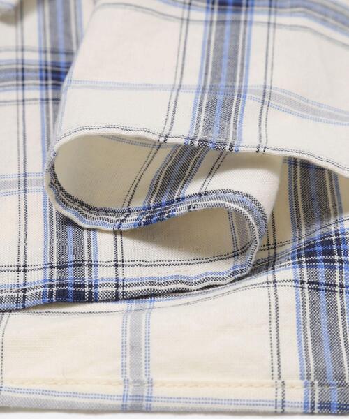 URBAN RESEARCH DOORS（アーバンリサーチドアーズ）の「チェックフリルブラウス（シャツ/ブラウス・レディース・ブルー系その他/ブラック系その他・FREE）」の16枚目の写真