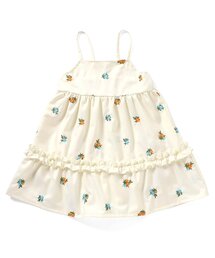 apres les cours | 【WEB限定】総柄刺繍キャミワンピース_ジュニア対応(ワンピース)