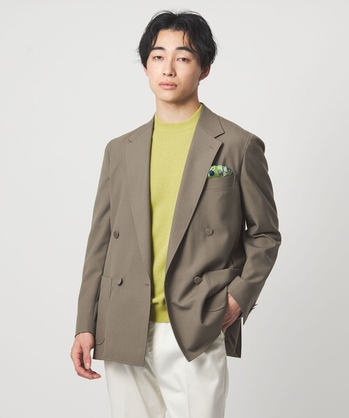 green label relaxing（グリーンレーベルリラクシング）の「タック ピケ ビズ クルーネック ニット -ウォッシャブル-（ニット/セーター・メンズ・ライム/ホワイト/ブラック・XL/L/M/S）」の11枚目の写真