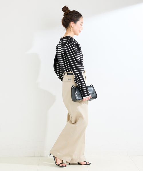 Dickies(ディッキーズ)の「ウォッシャブル / DICKIES / ディッキーズ 別注 ワークパンツ(チノパンツ・レディース・ネイビー/アイボリー/カーキ・SMALL/MEDIUM)」の5枚目の写真