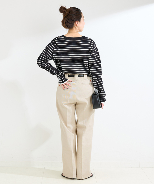 Dickies(ディッキーズ)の「ウォッシャブル / DICKIES / ディッキーズ 別注 ワークパンツ(チノパンツ・レディース・ネイビー/アイボリー/カーキ・SMALL/MEDIUM)」の6枚目の写真