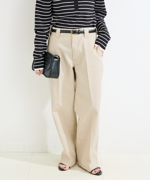 Dickies(ディッキーズ)の「ウォッシャブル / DICKIES / ディッキーズ 別注 ワークパンツ(チノパンツ・レディース・ネイビー/アイボリー/カーキ・SMALL/MEDIUM)」の7枚目の写真