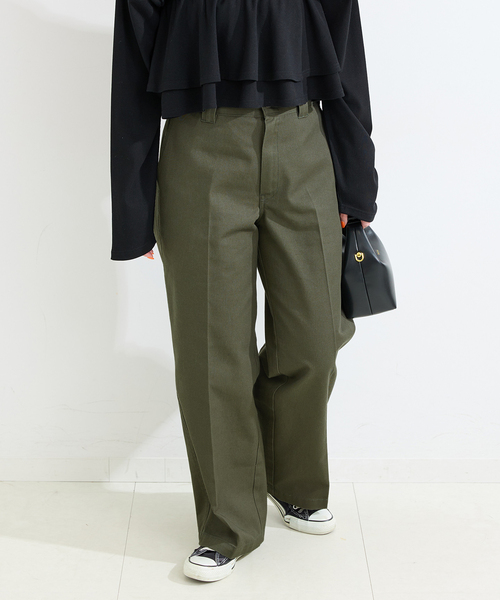 Dickies(ディッキーズ)の「ウォッシャブル / DICKIES / ディッキーズ 別注 ワークパンツ(チノパンツ・レディース・ネイビー/アイボリー/カーキ・SMALL/MEDIUM)」の15枚目の写真