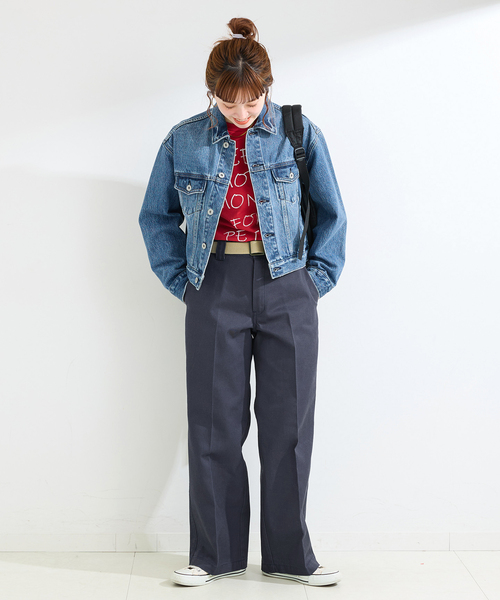 Dickies(ディッキーズ)の「ウォッシャブル / DICKIES / ディッキーズ 別注 ワークパンツ(チノパンツ・レディース・ネイビー/アイボリー/カーキ・SMALL/MEDIUM)」の18枚目の写真