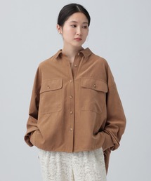 LEPSIM | フェイクスエードWポケットシャツ　630189(シャツ/ブラウス)