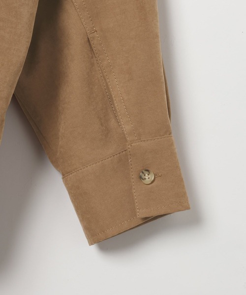 LEPSIM(レプシィム)の「フェイクスエードWポケットシャツ 630189(シャツ/ブラウス・レディース・キャメル/ベージュ・FREE)」の7枚目の写真