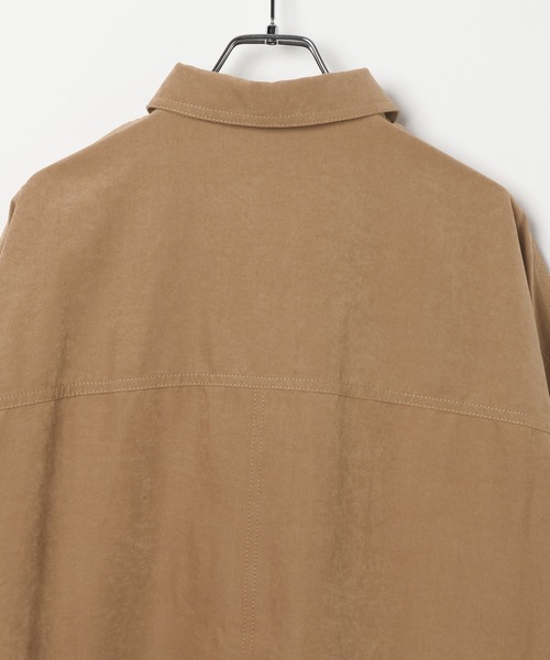 LEPSIM(レプシィム)の「フェイクスエードWポケットシャツ 630189(シャツ/ブラウス・レディース・キャメル/ベージュ・FREE)」の10枚目の写真