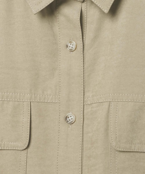 LEPSIM(レプシィム)の「フェイクスエードWポケットシャツ 630189(シャツ/ブラウス・レディース・キャメル/ベージュ・FREE)」の11枚目の写真