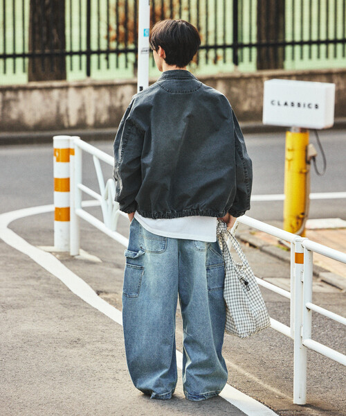 NAUTICA/ノーティカ ガーメントダイ チノツイル ジップブルゾン