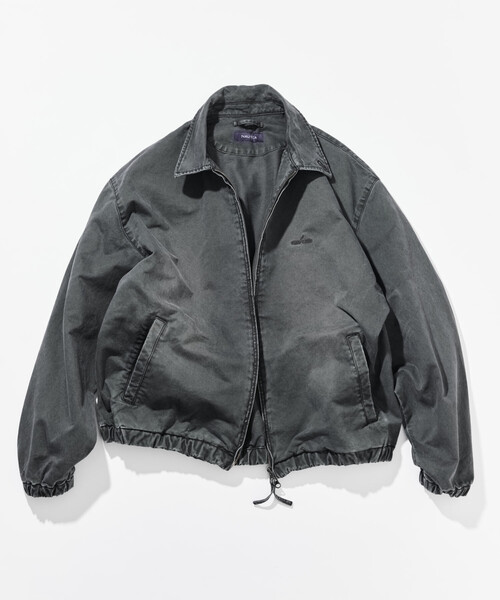 NAUTICA(ノーティカ)の「NAUTICA/ノーティカ ガーメントダイ チノツイル ジップブルゾン(ブルゾン・メンズ・ネイビー/チャコールグレー/オリーブ・MEDIUM/X-LARGE/LARGE)」の4枚目の写真