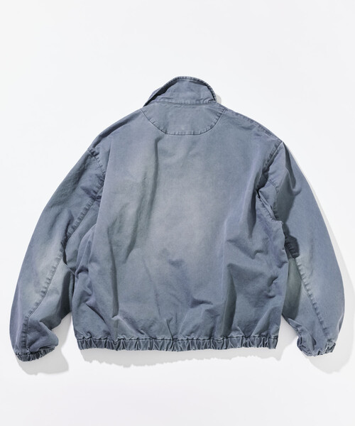 namnam*【tageechita】 新品未使用 ブルゾン S グレー セール】NAUTICA/ノーティカ ガーメントダイ チノツイル ジップ