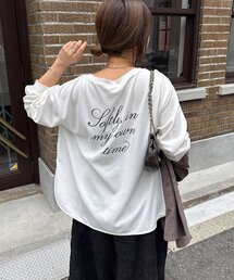 DouDou | 【インフルエンサーSAKURA企画】ミニダンボールロゴロンTEE(Tシャツ/カットソー)