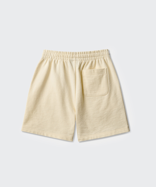 MUSINSA STANDARD KIDS（ムシンサスタンダードキッズ）の「ベーシックスウェットショーツ [レモンクリーム]（その他パンツ・レディース・その他・110/120/130/140/150/160）」の3枚目の写真