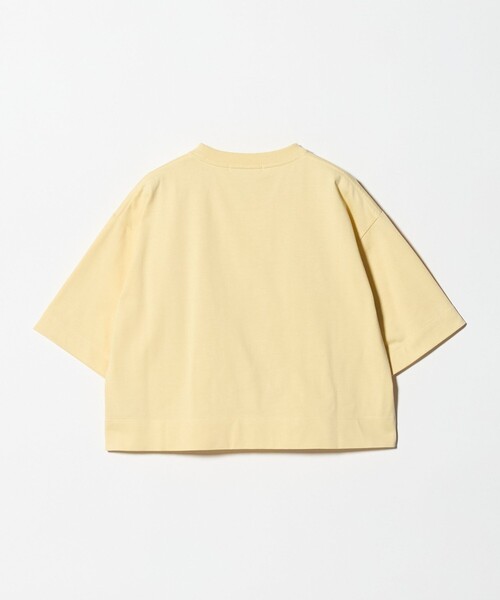 SLOANE（スローン）の「＜SLOANE＞ロゴ クロップド Tシャツ（Tシャツ/カットソー・レディース・イエロー/ホワイト/ブラック・2）」の4枚目の写真