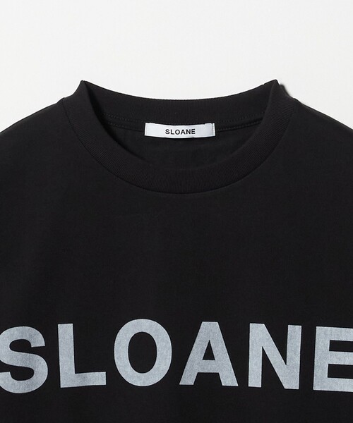 SLOANE（スローン）の「＜SLOANE＞ロゴ クロップド Tシャツ（Tシャツ/カットソー・レディース・イエロー/ホワイト/ブラック・2）」の12枚目の写真