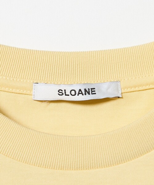 SLOANE（スローン）の「＜SLOANE＞ロゴ クロップド Tシャツ（Tシャツ/カットソー・レディース・イエロー/ホワイト/ブラック・2）」の15枚目の写真