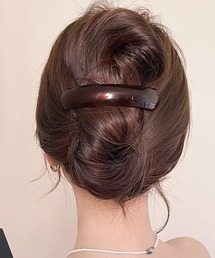 Doux Belle（ドゥーベル）の「光沢マーブルバレッタ（バレッタ/ヘアクリップ）」