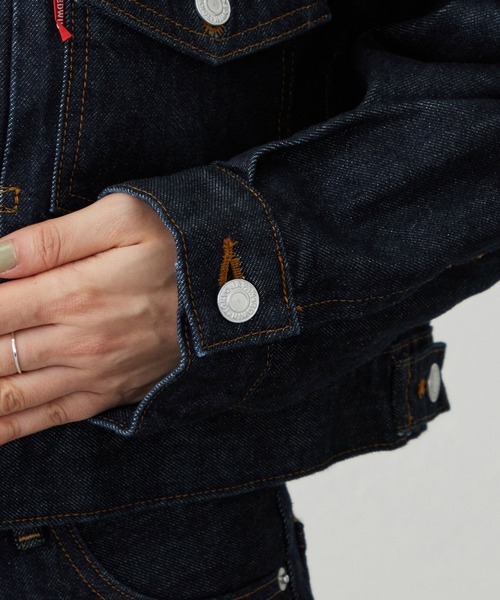 EDWIN(エドウィン)の「EDWIN LADIES 503 ショートデニムジャケット Gジャン(デニムジャケット・レディース・インディゴブルー/ダークインディゴブルー/ライトインディゴブルー・MEDIUM/LARGE)」の7枚目の写真