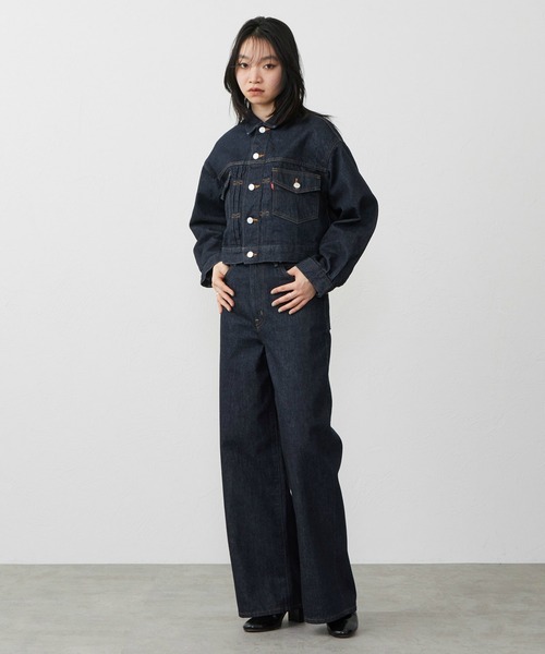 EDWIN(エドウィン)の「EDWIN LADIES 503 ショートデニムジャケット Gジャン(デニムジャケット・レディース・インディゴブルー/ダークインディゴブルー/ライトインディゴブルー・MEDIUM/LARGE)」の11枚目の写真