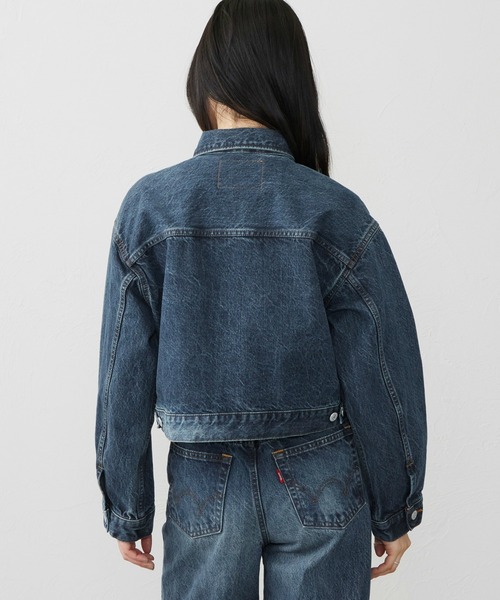 EDWIN(エドウィン)の「EDWIN LADIES 503 ショートデニムジャケット Gジャン(デニムジャケット・レディース・インディゴブルー/ダークインディゴブルー/ライトインディゴブルー・MEDIUM/LARGE)」の14枚目の写真