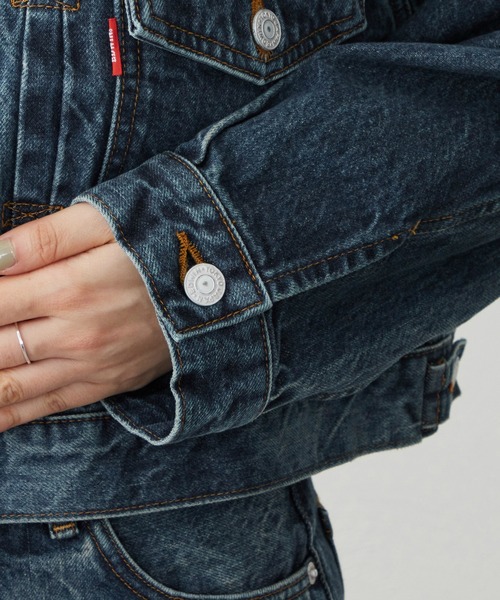 EDWIN(エドウィン)の「EDWIN LADIES 503 ショートデニムジャケット Gジャン(デニムジャケット・レディース・インディゴブルー/ダークインディゴブルー/ライトインディゴブルー・MEDIUM/LARGE)」の17枚目の写真