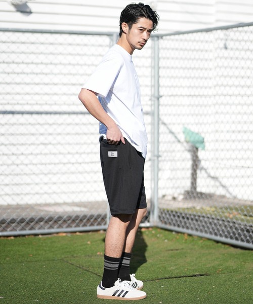 NEW ERA(ニューエラ)の「NEW ERA/ニューエラ ハーフパンツ ドライスウェット ショート パンツ パフォーマンスアパレル 吸汗速乾 静電気防止(その他パンツ・メンズ・ダークグレー/ブラック・M/L/XL/XXL)」の8枚目の写真