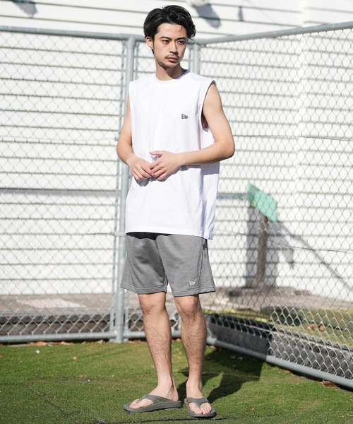 NEW ERA(ニューエラ)の「NEW ERA/ニューエラ ハーフパンツ ドライスウェット ショート パンツ パフォーマンスアパレル 吸汗速乾 静電気防止(その他パンツ・メンズ・ダークグレー/ブラック・M/L/XL/XXL)」の13枚目の写真