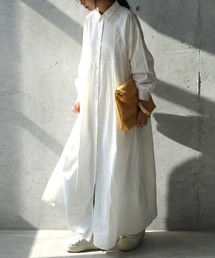 インド綿 ロングシャツ ワンピース