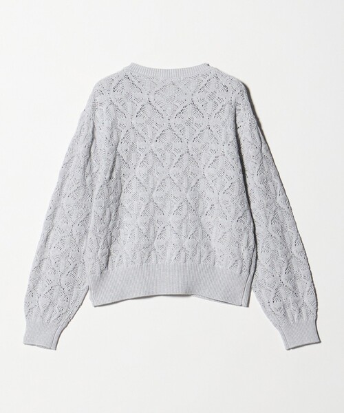 BEAUTY&YOUTH UNITED ARROWS（ビューティーアンドユースユナイテッドアローズ）の「【WEB限定 Wardrobe DAILY MINIMAL】レース ジップカーディガン ウォッシャブル（カーディガン/ボレロ・レディース・オフホワイト/ブラック/ライトグレー・FREE）」の14枚目の写真