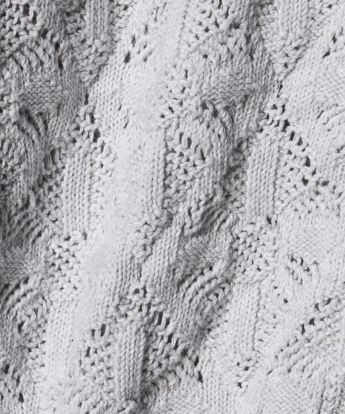 BEAUTY&YOUTH UNITED ARROWS（ビューティーアンドユースユナイテッドアローズ）の「【WEB限定 Wardrobe DAILY MINIMAL】レース ジップカーディガン ウォッシャブル（カーディガン/ボレロ・レディース・オフホワイト/ブラック/ライトグレー・FREE）」の17枚目の写真