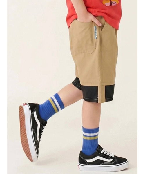 HAKKA KIDS（ハッカキッズ）の「配色ラインソックス（ソックス/靴下・キッズ・ブルー/杢グレー/オフホワイト・S/M/L/LL）」の3枚目の写真