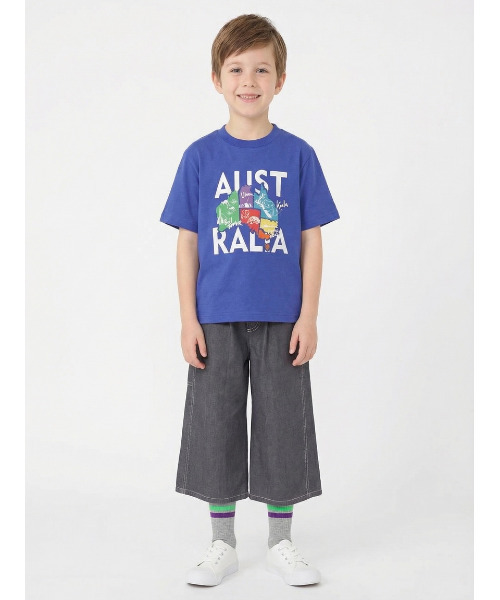 HAKKA KIDS（ハッカキッズ）の「配色ラインソックス（ソックス/靴下・キッズ・ブルー/杢グレー/オフホワイト・S/M/L/LL）」の7枚目の写真