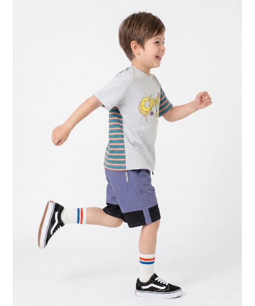 HAKKA KIDS（ハッカキッズ）の「配色ラインソックス（ソックス/靴下・キッズ・ブルー/杢グレー/オフホワイト・S/M/L/LL）」の11枚目の写真