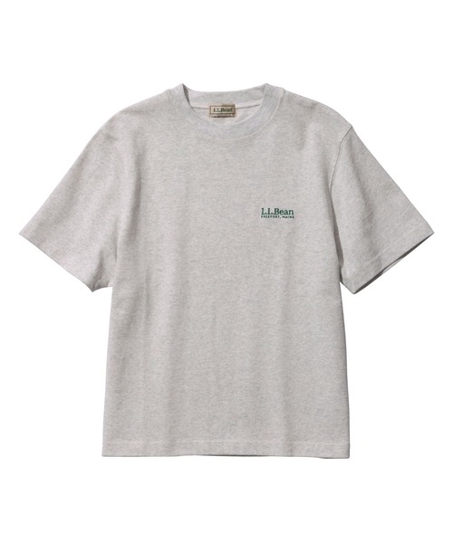 L.L.Bean(エルエルビーン)の「【JAPAN EDITION】ユニオン・ショートスリーブ・ティ(Tシャツ/カットソー・レディース・ライトグレー/ホワイト/エメラルドブルー・MEDIUM)」の3枚目の写真
