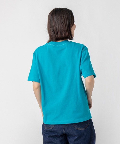L.L.Bean(エルエルビーン)の「【JAPAN EDITION】ユニオン・ショートスリーブ・ティ(Tシャツ/カットソー・レディース・ライトグレー/ホワイト/エメラルドブルー・MEDIUM)」の5枚目の写真