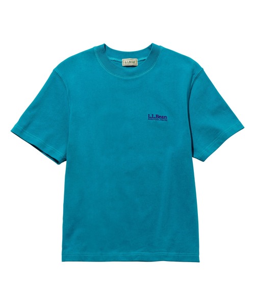 L.L.Bean(エルエルビーン)の「【JAPAN EDITION】ユニオン・ショートスリーブ・ティ(Tシャツ/カットソー・レディース・ライトグレー/ホワイト/エメラルドブルー・MEDIUM)」の6枚目の写真