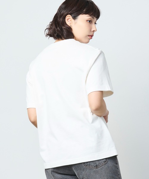 L.L.Bean(エルエルビーン)の「【JAPAN EDITION】ユニオン・ショートスリーブ・ティ(Tシャツ/カットソー・レディース・ライトグレー/ホワイト/エメラルドブルー・MEDIUM)」の13枚目の写真