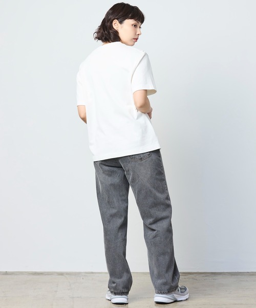 L.L.Bean(エルエルビーン)の「【JAPAN EDITION】ユニオン・ショートスリーブ・ティ(Tシャツ/カットソー・レディース・ライトグレー/ホワイト/エメラルドブルー・MEDIUM)」の21枚目の写真
