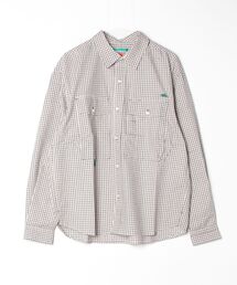 KRIFF MAYER | KRIFF MAYER シアサッカーチェックドアシャツ(シャツ/ブラウス)
